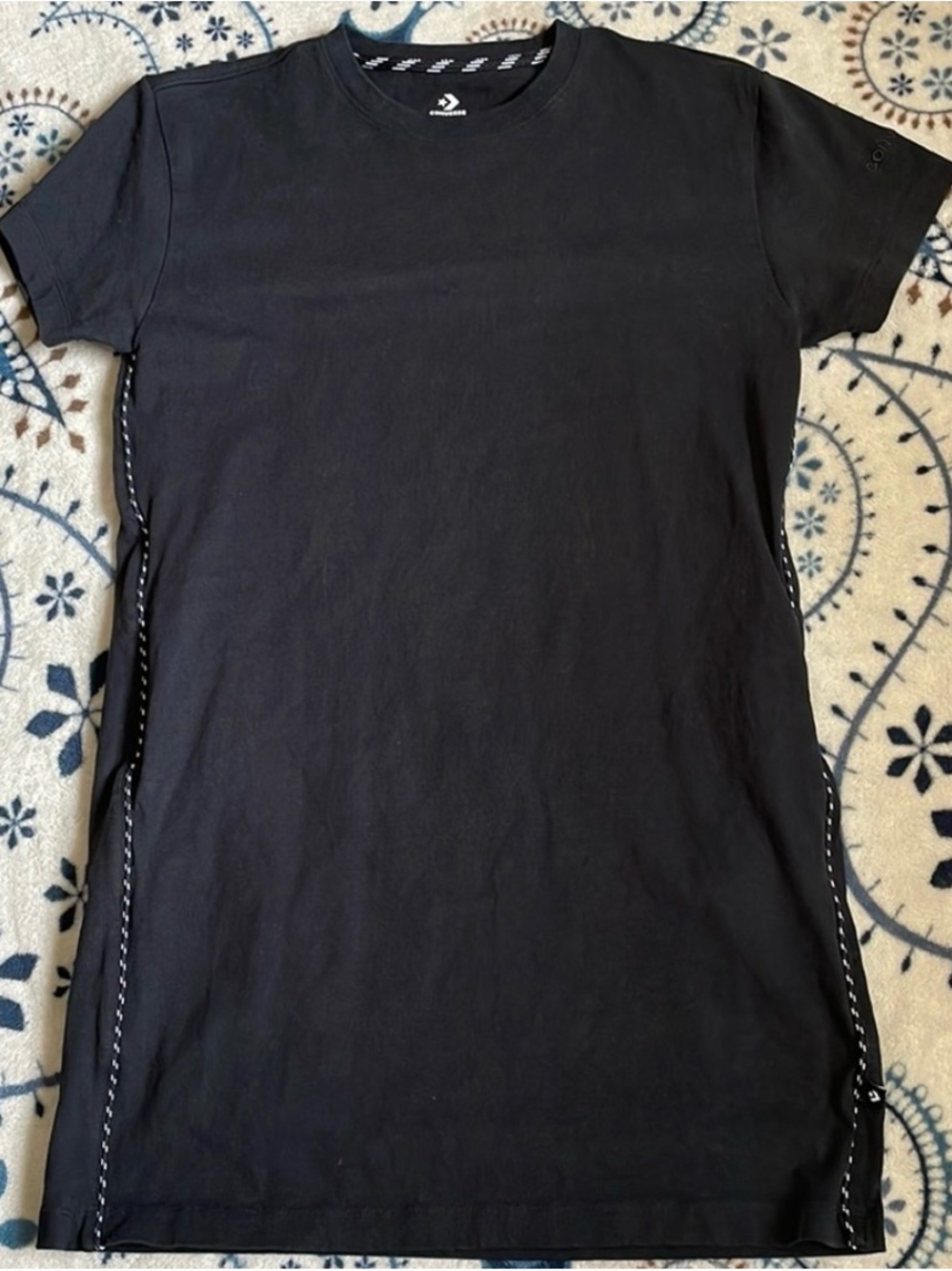 Converse Black Short Sleeve T-Shirt Dress